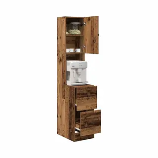 Vidaxl - Kitchen Cabinet With Drawer With Shelf Old Wood Engineered Wood