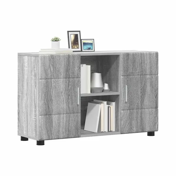 VidaXL Dressoir Florin Grijs Sonoma 88, 5 X 30, 5 X 55, 5 Cm Bewerkt Hout thumbnail