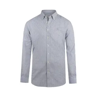 McGregor Overhemd Oxford Grote Streep Mm999 6001 03 2100 Navy Mannen Maat - Xl