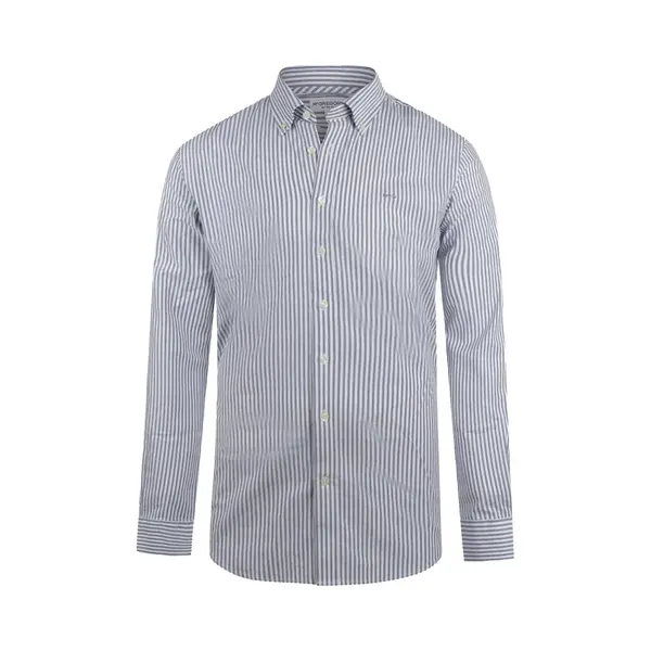 McGregor Overhemd Oxford Grote Streep Mm999 6001 03 2100 Navy Mannen Maat - Xl thumbnail