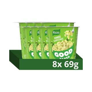 Knorr Good Pasta - Romige Kaassaus - Klaar In 5 Minuten - 8 X 69 G