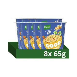 Knorr Good Noodles - Kip - Klaar In 3 Minuten - 8 X 65 G