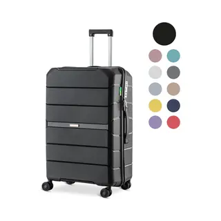 Skycases Urban Adventurer - Medium Reiskoffer - Cijferslot - 44x27x66cm - 79L - Zwart V2