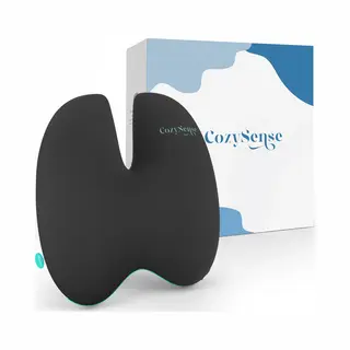 CozySense® Rugsteun - Verstelbaar Rugkussen Onderrug - Lendekussen Voor Auto, Bureaustoel, Bed & Bank - Ergonomisch - Met Coolgel - Zachte Hardheid -