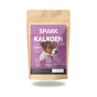 Spark - Puppy Hondenbrokken - Klein Hondenras - Kalkoen Met Eend, Aardappel, Dille & Kamille - Hypoallergeen - Graanvrij - 6KG