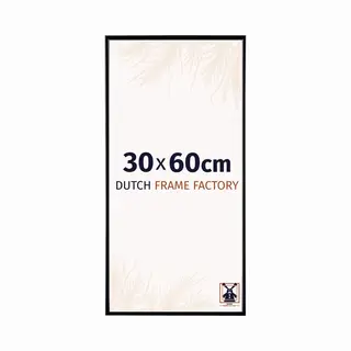 Dutch Frame Factory Fotolijst 30x60 Cm - Kunststof - Zwart Hoogglans - Easy