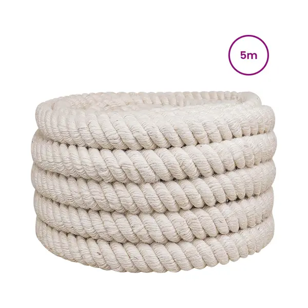 Jute Rope 50 White 100% Tossa Jute Vidaxl thumbnail