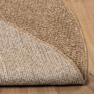 VidaXL Vloerkleden Rond Agira Naturel Ø 120 Cm Polyester