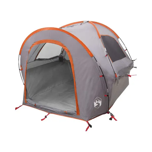 VidaXL Autozelt Grau Und Orange 200 X 170 X 170 Cm Polyester Und Stahl thumbnail