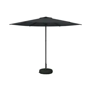 VidaXL Tuinparasol 300 X 300 Cm Polyester Rechthoekig Antracietkleurig