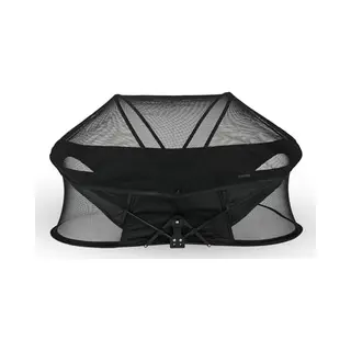 Deryan Infant Deluxe BabyBox Campingbedje - Cream - Inclusief Matras En Klamboe - Zwart