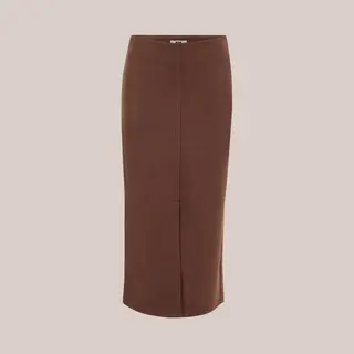 We Fashion Dames Midi Rok Met Suéde Look