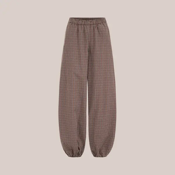 We Fashion Dames Ballon Broek Met Ruit thumbnail