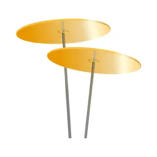 Zonnevangers Cazador Del Sol Geel Ø200mm X 175cm Set2