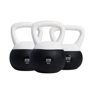 Gym Masters Zachte Kettlebell Set 4 Kg + 6 Kg + 8 Kg – Voor Veilig Krachttrainen Thuis