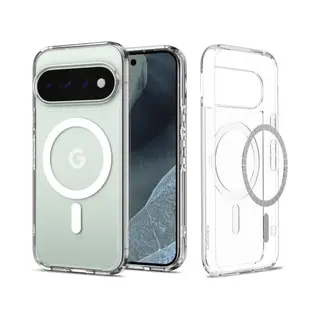 Spigen - Ultra Hybrid MagSafe - Google Pixel 11 Pro - Clear White (Google Pixel 11 Pro), Smartphonehoes, Transparant, Wit