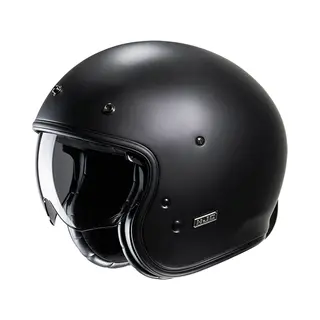 Hjc V31 Flat Black Semi Flat Black Open Face Helmets Xl - Maat Xl - Helm