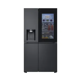 Lg InstaView GSXE90EVDD side-by-side refrigerator Freestanding 628 L D Black
