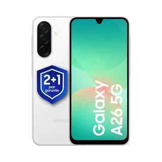 Samsung Galaxy A26 5G - 128GB - Snellere Processor IP67 Waterdicht - Wit