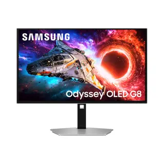 Samsung G80SH computer monitor 68.6 cm (27") 3840 x 2160 pixels 4K Ultra Hd Oled Silver