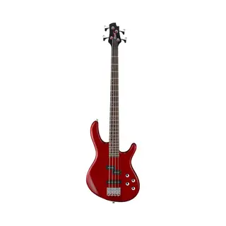Cort Action Plus Bass Guitar, Trans Red