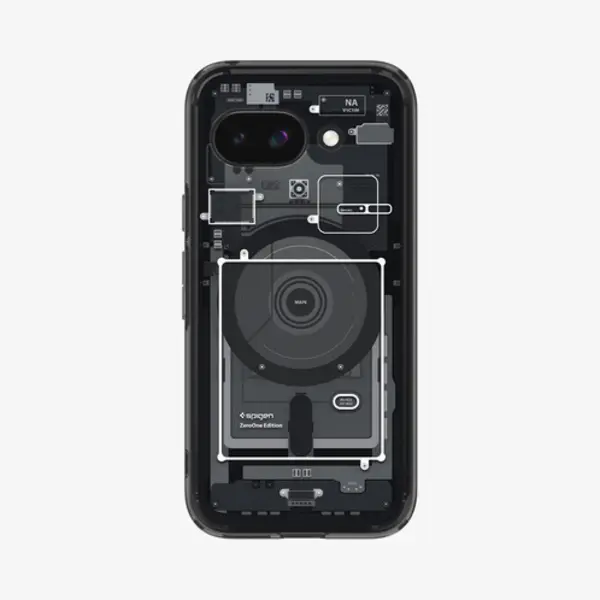 Spigen Ultra Hybrid Zero One (MagFit) mobiele telefoon behuizingen 16 cm (6.3") Hoes Zwart thumbnail