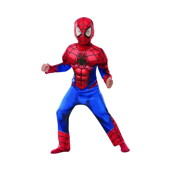 Rubies Official Marvel Spider-Man, Deluxe Child Costume - Small Age 3-4, Height 104 Cm, Red Halloween thumbnail