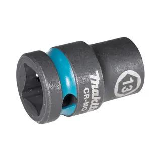 Makita, Dopsleutel + Dopmoer, Dopsleutel SW13 Slag Zwart (13 Mm)