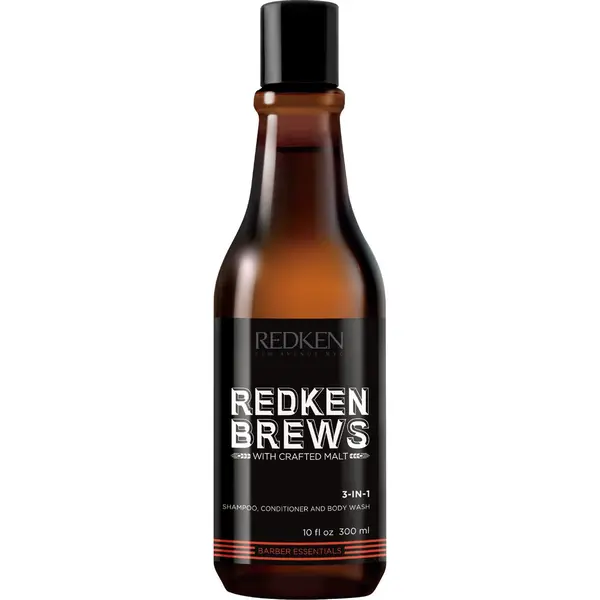 Redken, Shampoo + Conditioner, Brews - 3-in-1 (Vloeibare Shampoo, 300 ml) thumbnail