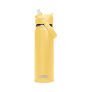 CamelBak Thrive Flip Straw - Vacuum Insulated - Isolatie Drinkfles - 750 Ml - Geel (Yellow Bloom)