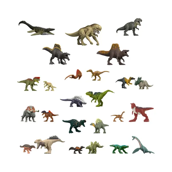 Mattel Jurassic World Minis Authentic Dinosaur Figures, Small Toy Gift thumbnail