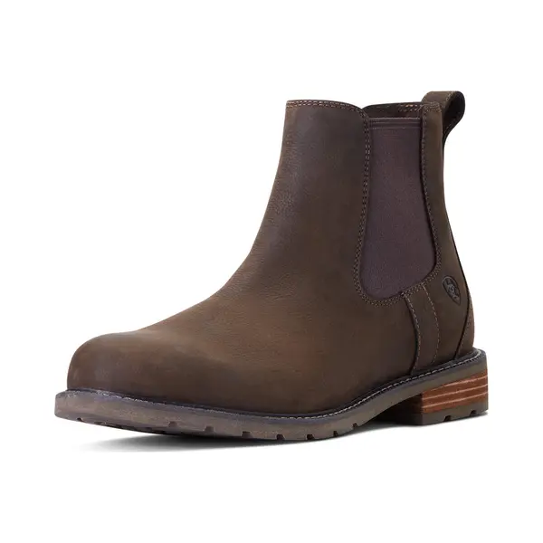 Men's Wexford Waterproof Chelsea Boots In Java Leather, D Medium Width, Size 11, By Ariat thumbnail