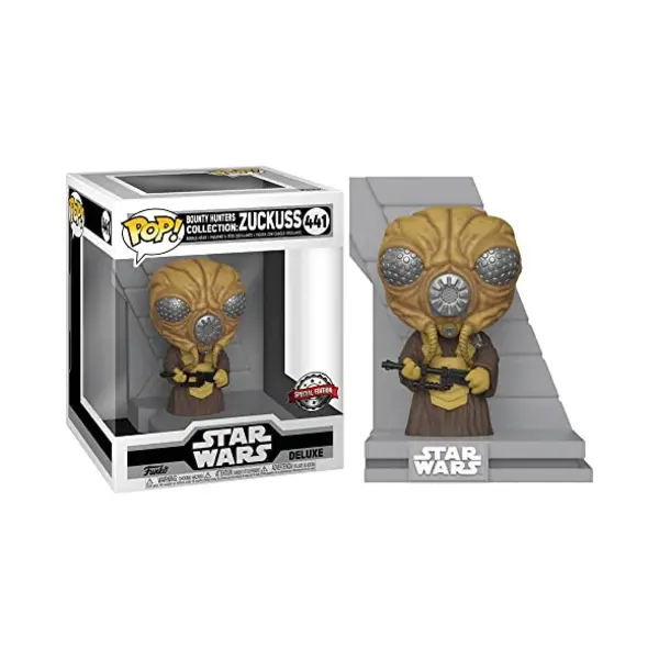 Funko Star Wars Episode V, The Empire Strikes Back Zuckuss Bounty Hunters Deluxe Pop! Vinyl Figure GameStop Exclusive thumbnail