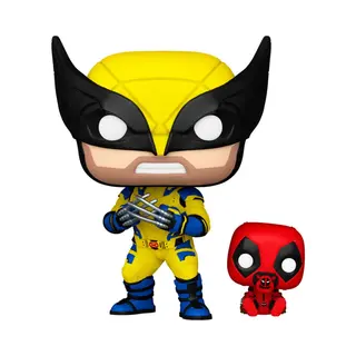 Funko Pop! & Buddy, Deadpool & Wolverine - Wolverine With Babypool - Vinyl-Sammelfigur - Geschenkidee - Offizielle Handelswaren - Spielzeug Für