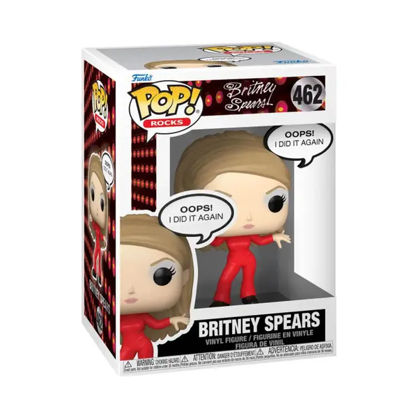 Funko Pop! Sayings, Britney Spears - Oops, I Did It Again - Vinyl Collectible Figure - Gift Idea - Official Merchandise - Toy For Children And Adults thumbnail