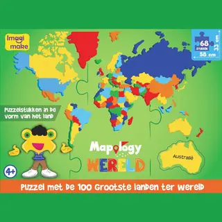 Craenen By The Buy Wereld's grootste landen (Nl) foam puzzle