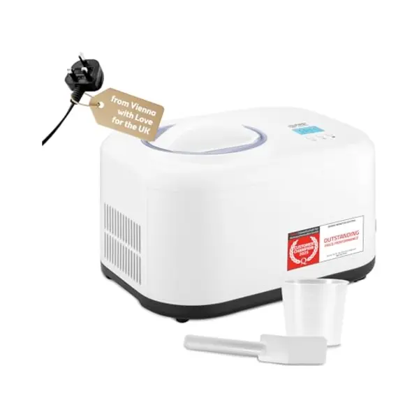Tzs First Austria Eismaschine Joghurtbereiter, Ice Cream Maker, Selbstkühlend, Kompressor, 1 L, 100 W, Entnehmbarem 1L Eisbehälter, Joghurtmaschine, thumbnail