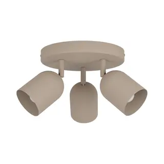 Eglo Tilston Spot - E14 - Ø 25 Cm - Zandkleur/Beige/Crème - Kantelbaar