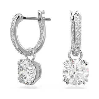 Swarovski 5636717 oorbel Clipoorbellen Metaal Zilver, Wit