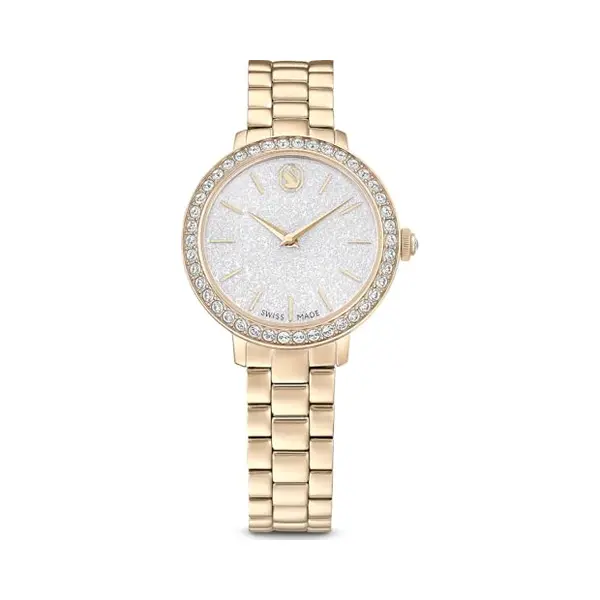 Swarovski Matrix 3-Link Armbanduhr, Champagnergold thumbnail