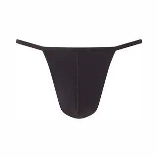 Hom - Plume G-String (1-pack) - Heren String - Zwart - Maat M