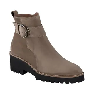 Paul Green 9763 Enkellaarsjes - Enkelboots Met Rits - Dames - Taupe - Maat 42