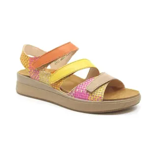 Think! Sandaal Meggie 3000585-9050 Geel Orange Combi
