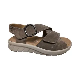 Hartjes 132.1802/30 41.00 K Sandalen Grijs Suede Dames Breedtemaat K - Grijs - 40
