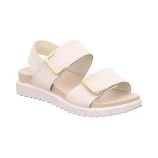 Legero Move 2 Strap Off White Womens Comfortable Sandals 2000244-1000 In A Plain Leather In Size 40