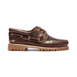 Timberland For Man. TB0300032141 Nautical Authentics 3 Eye Classic Lug Brown (44), Leather, Flat, Laces, Casual