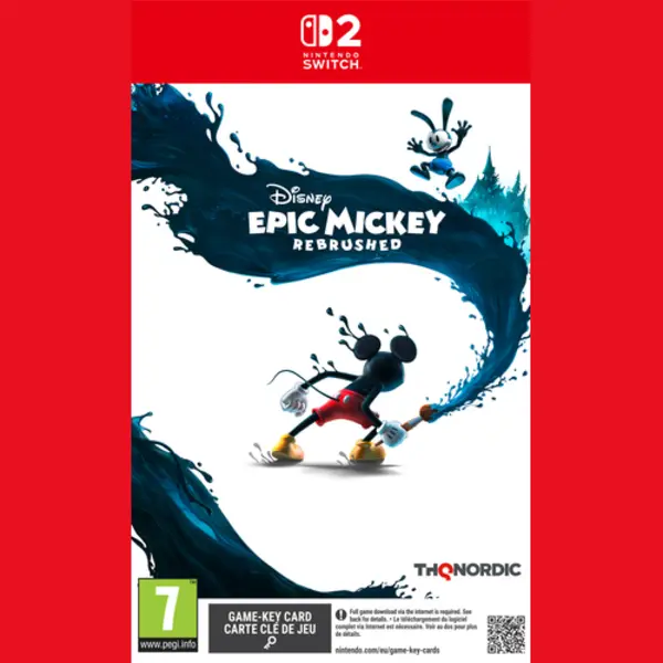 Thq Nordic Disney Epic Mickey Rebrushed SW2 Standaard Engels, Spaans, Frans, Italiaans Nintendo Switch 2 thumbnail