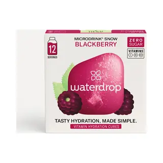 Waterdrop Microdrink Blackberry Vitamin Drink Cubes, 12 Pcs.
