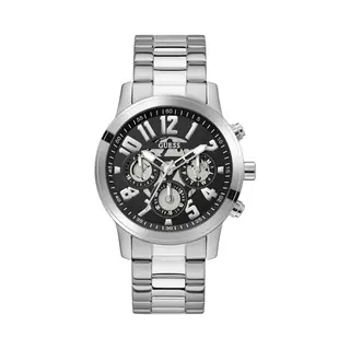 Guess Analoog Horloge 'Parker' Zwart / Zilver