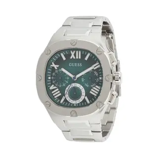 Guess Analoog Horloge Smaragd / Zilver
